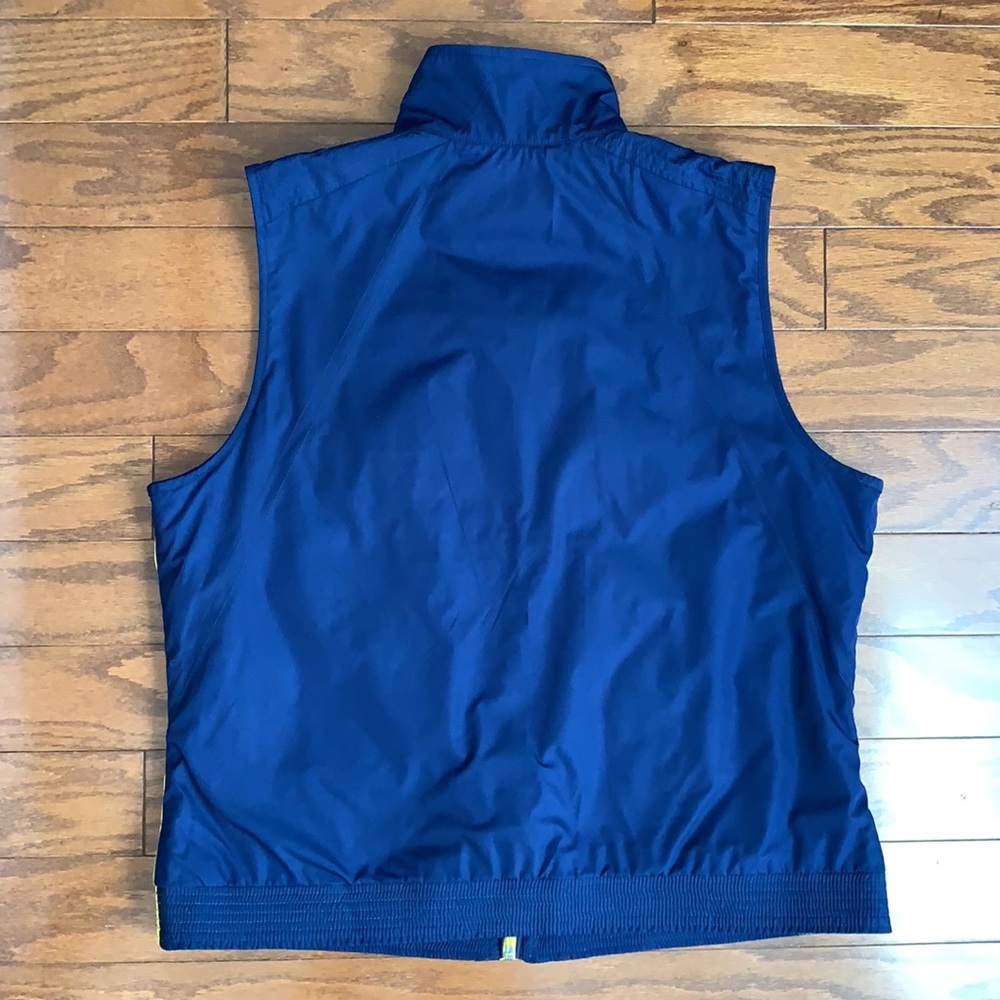 Vintage Lauren Ralph Lauren Reversible Color Block Zip Up Vest 90s Sporty large - Picture 14 of 14